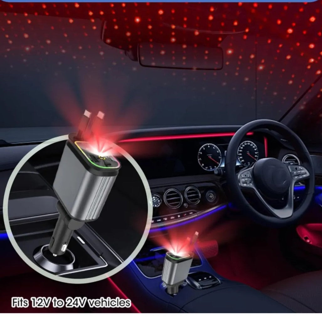 CARGADOR DE CELULAR PARA CARRO 5 EN 1 (PIDELO AL WHTSP 982208040)